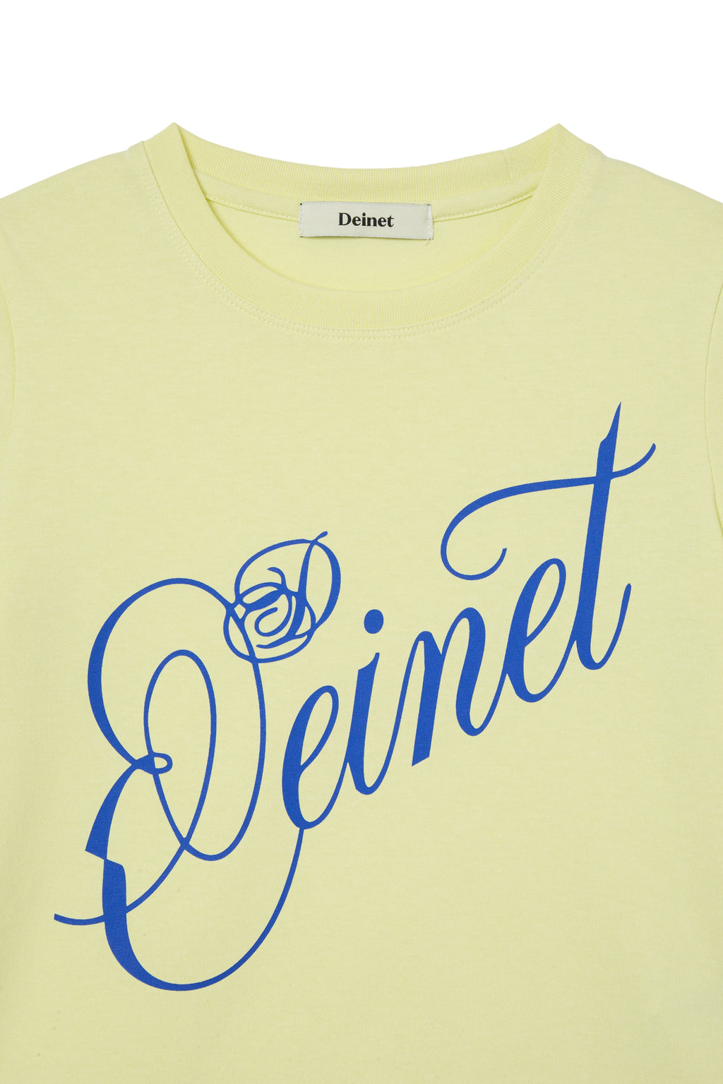 Deinet - Rose Typo Graphic T-Shirt (Light Yellow) product image 11 | TRAB K-Fashion Australia