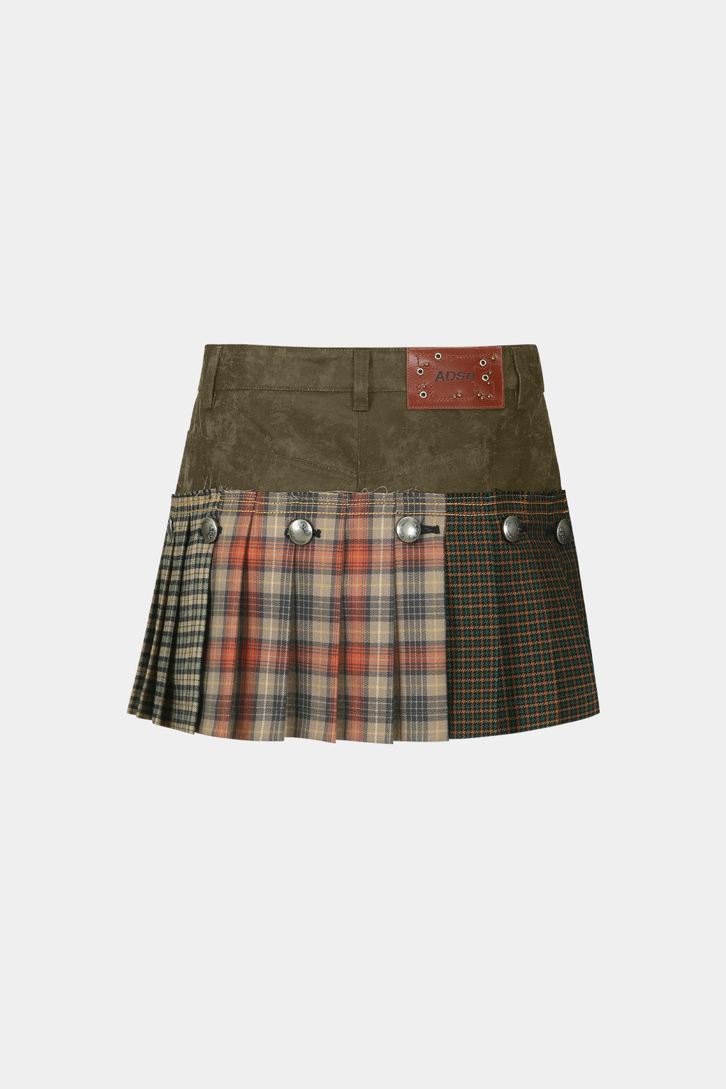 Andersson Bell - Molly Faux-Leather Micro Detachable Skort (Multi) product image 13 | TRAB K-Fashion Australia