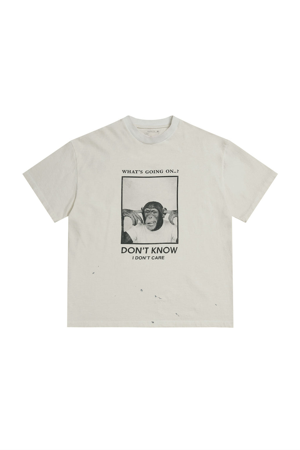 STU - Monkey T-shirt (Ivory) product image 11 | TRAB K-Fashion Australia
