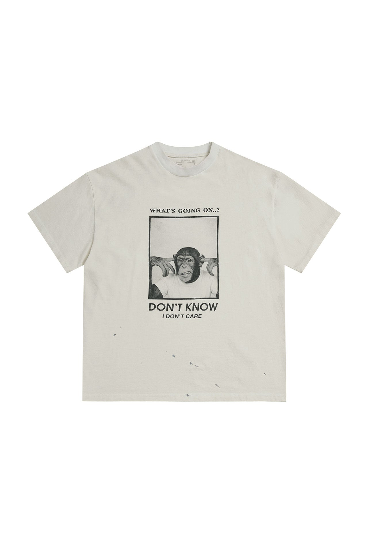 STU - Monkey T-shirt (Ivory) product image 11 | TRAB K-Fashion Australia