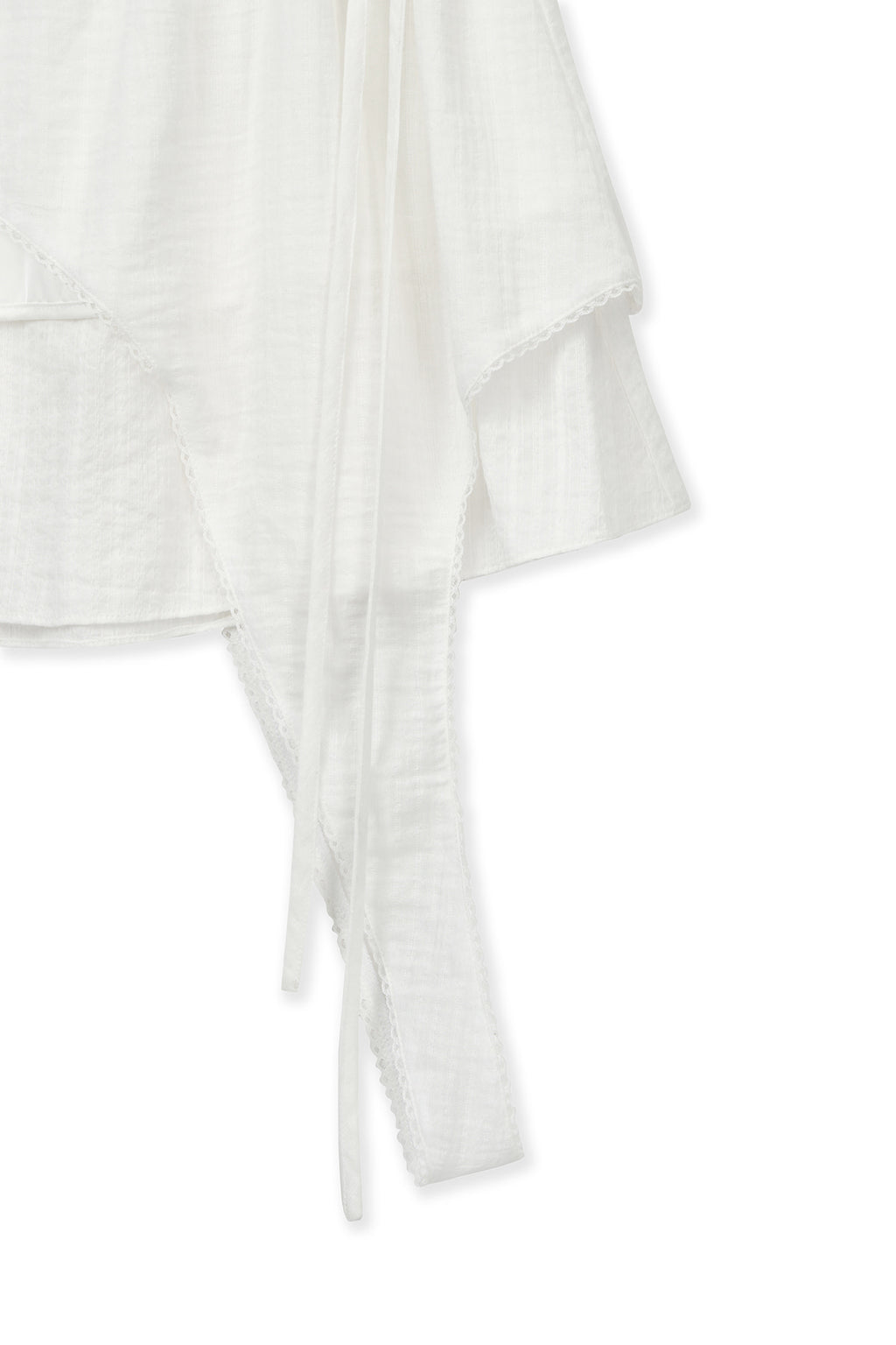 Matin Kim - Multi Panel Layered Skirt (White) product image 4 | TRAB K-Fashion Australia