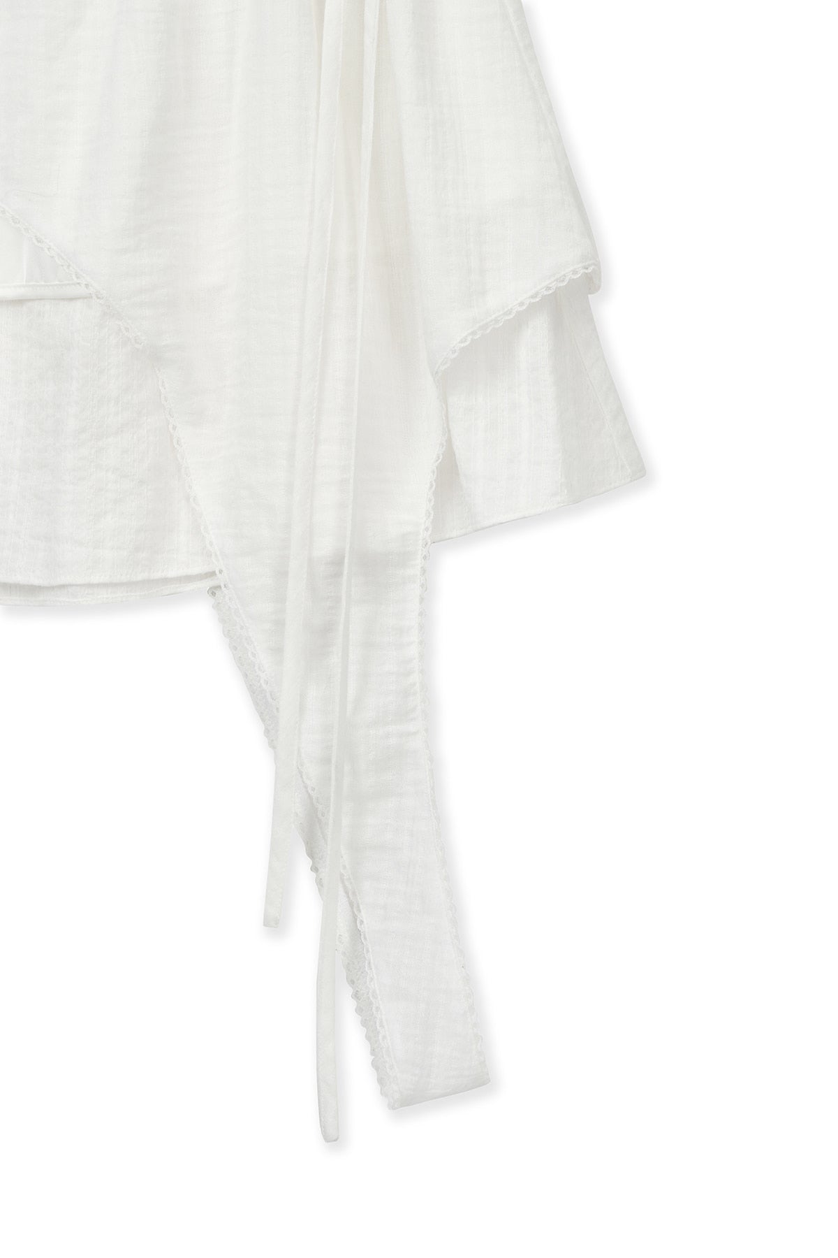 Matin Kim - Multi Panel Layered Skirt (White) product image 4 | TRAB K-Fashion Australia