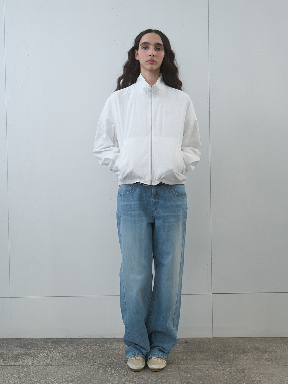 Kijun - Punching Lace Blouson (Off-White) product image 7 | TRAB K-Fashion Australia