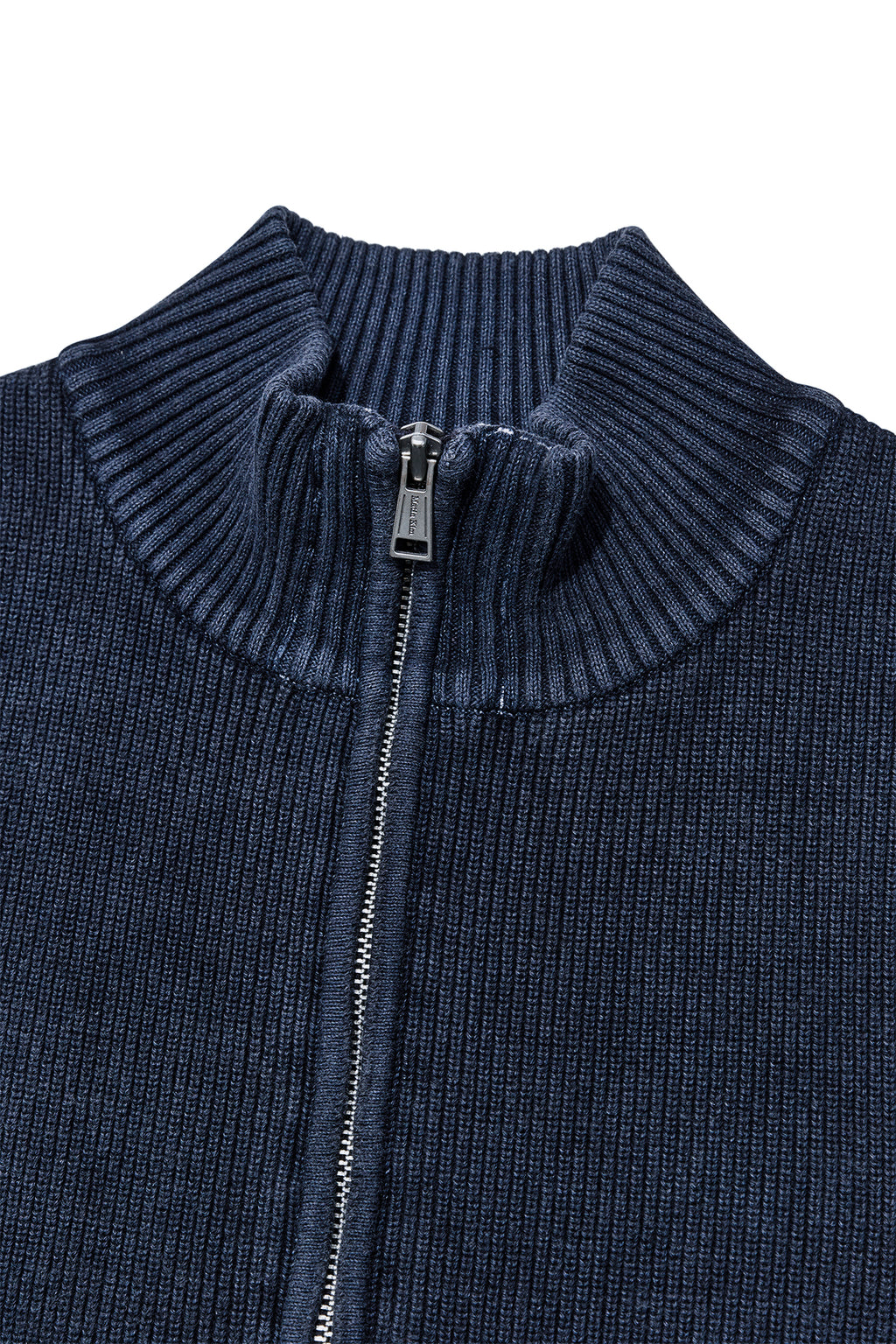 Matin Kim - Logo Point Washed Knit Vest (Navy) product image 3 | TRAB K-Fashion Australia