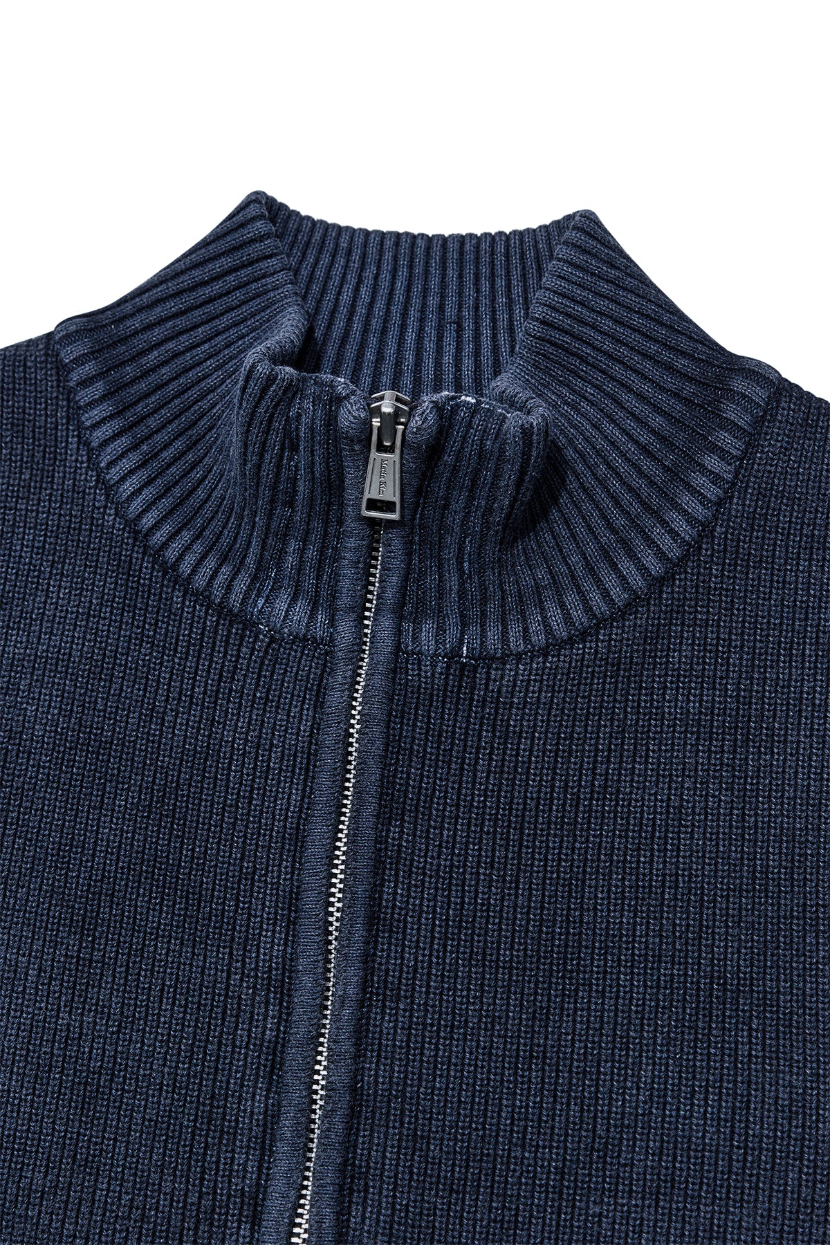 Matin Kim - Logo Point Washed Knit Vest (Navy) product image 3 | TRAB K-Fashion Australia