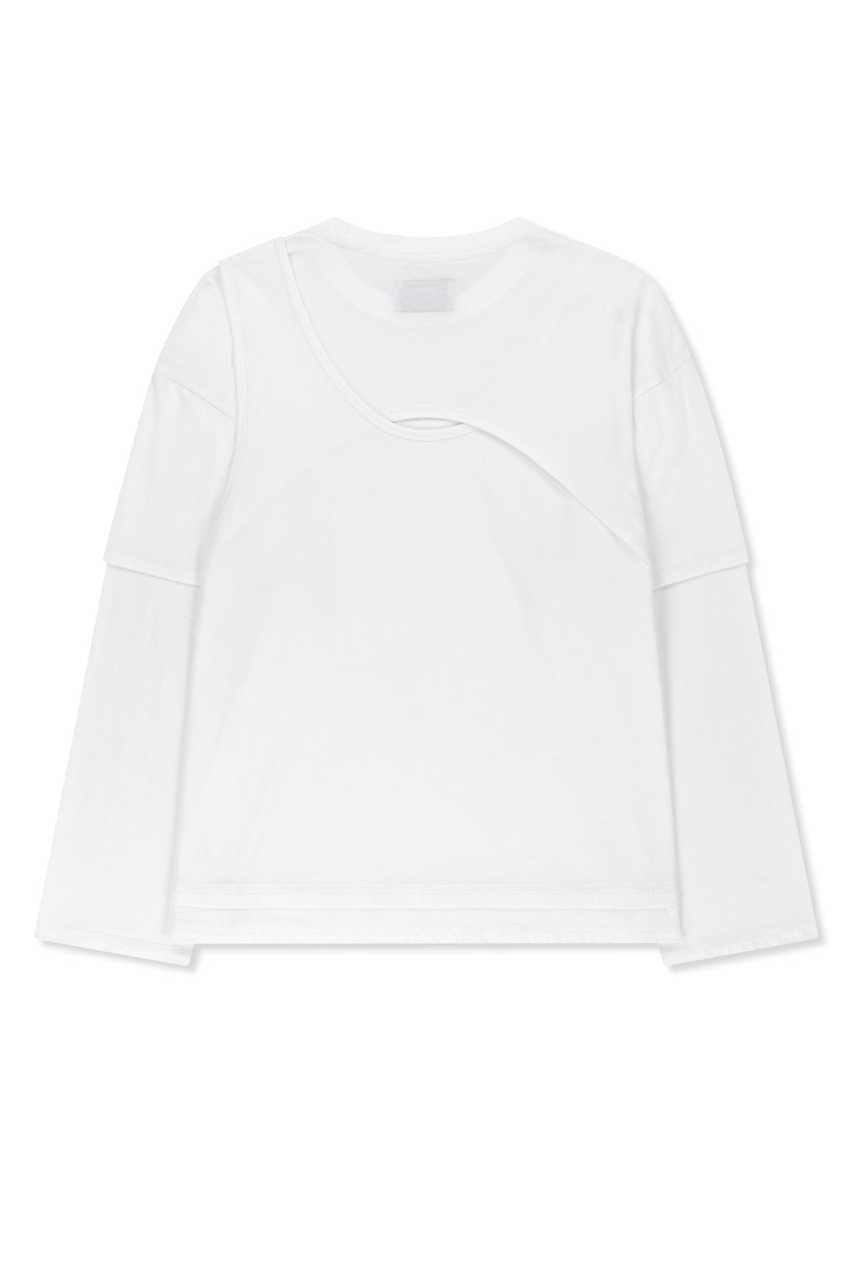 Matin Kim - Cross Back Layered Top (White) product image 2 | TRAB K-Fashion Australia