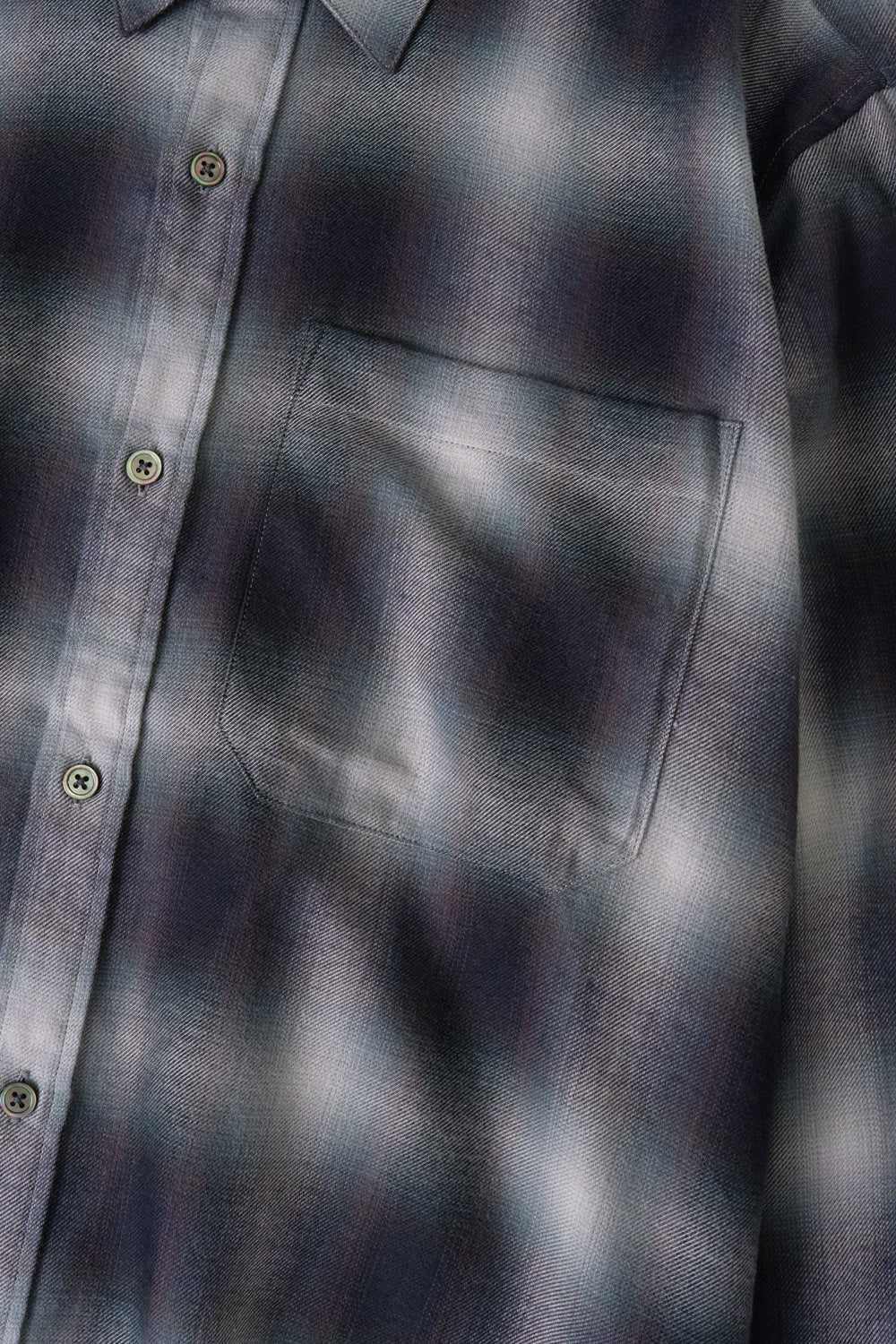 Hatchingroom - Regular Shirt Ombre Check (Blue/Grey) product image 5 | TRAB K-Fashion Australia
