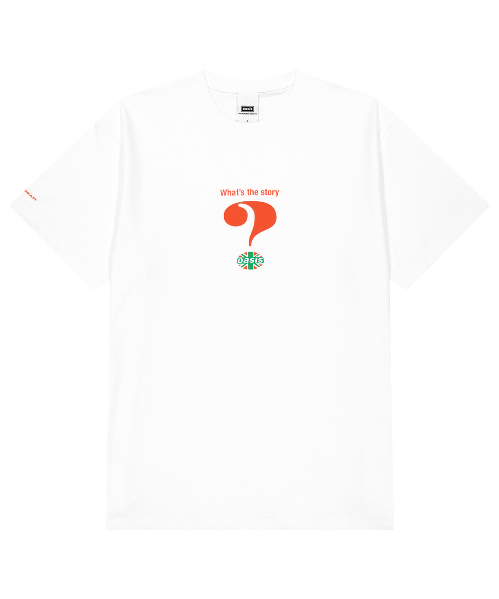 San San Gear - San San Oasis Question Mark T-Shirt (White) product image 1 | TRAB K-Fashion Australia