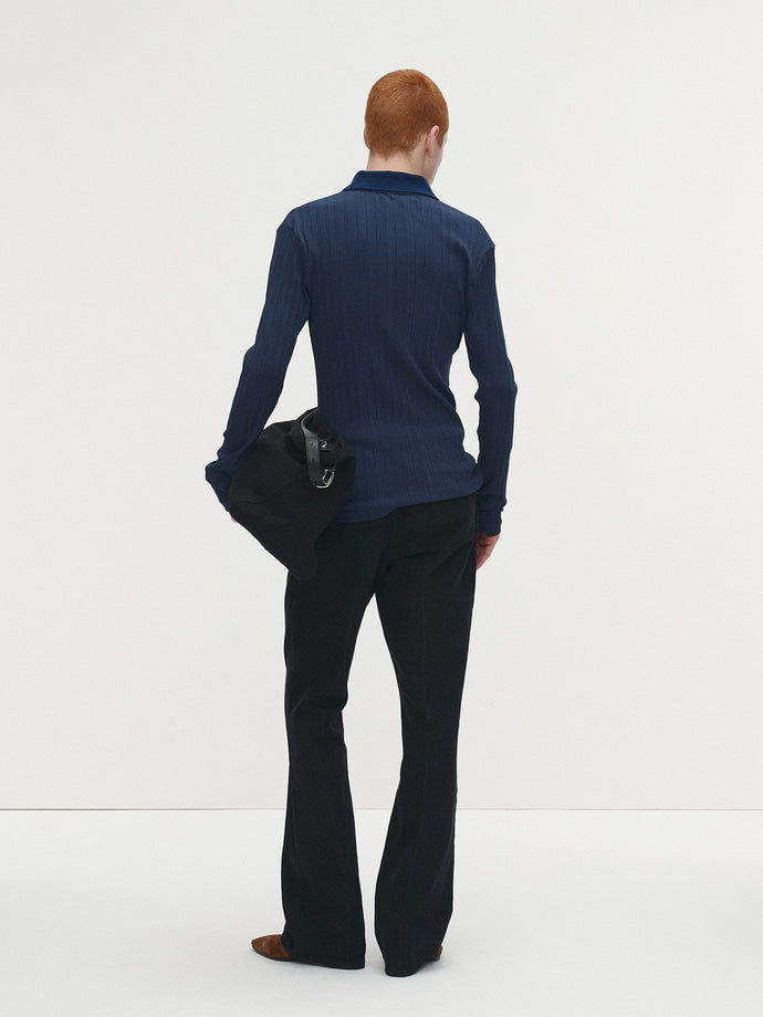 Tonywack - Flared-Leg Tailored Jeans (Washed Black) product image 5 | TRAB K-Fashion Australia