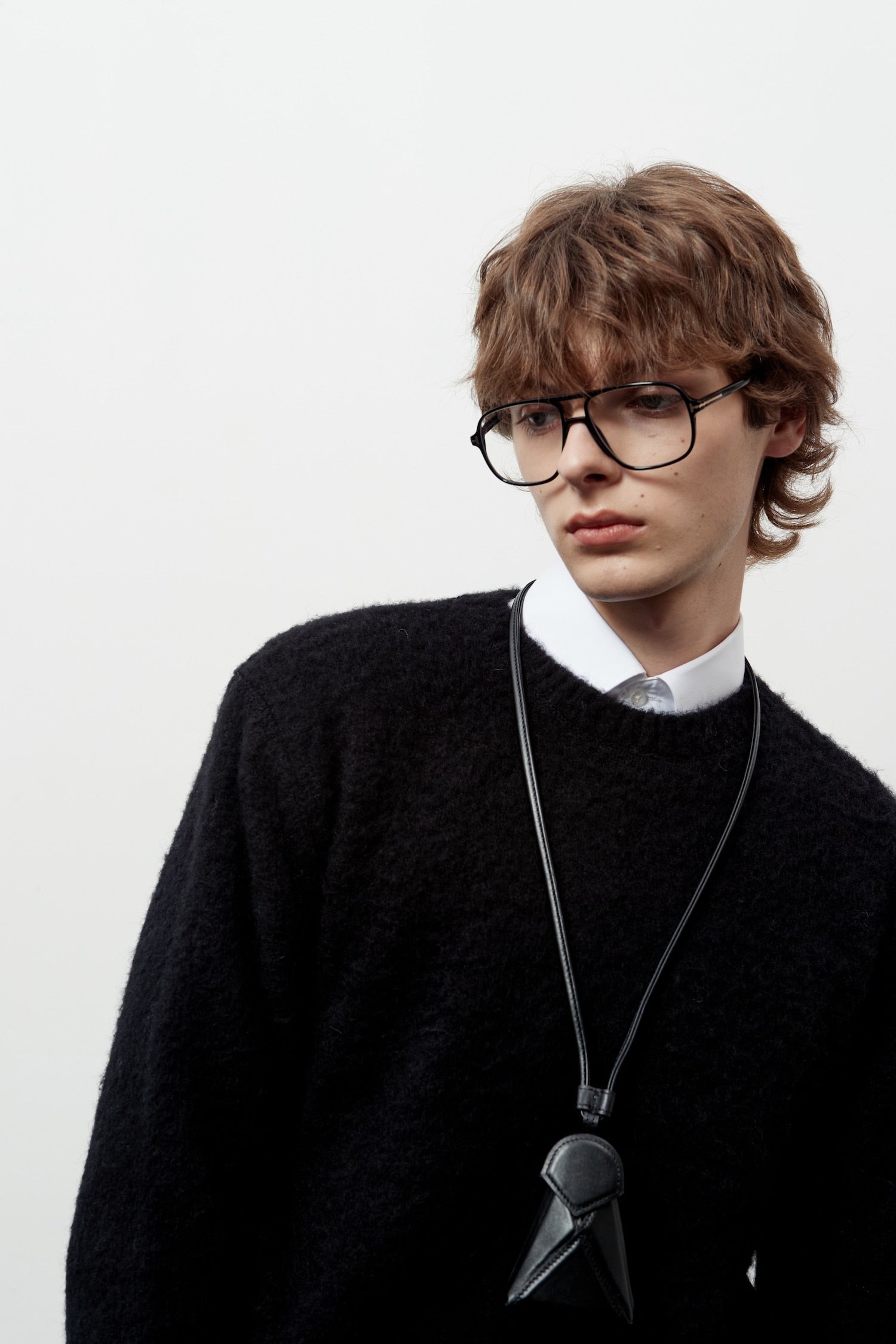 Stu - Boucle Quarter Sleeve Knit (Black) product image 9 | TRAB K-Fashion Australia