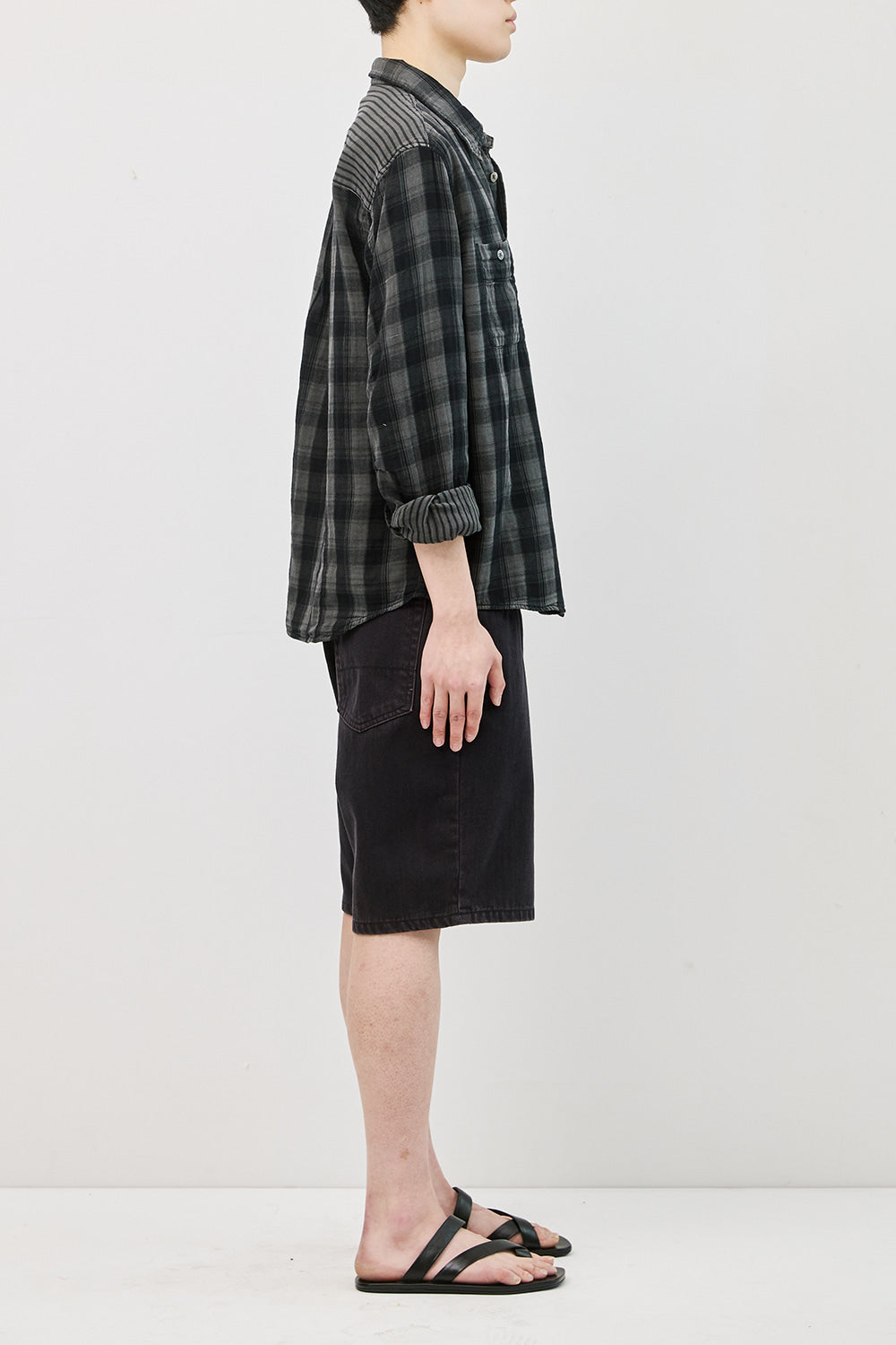Hatchingroom - Bleached Shorts (Dark Navy) product image 11 | TRAB K-Fashion Australia