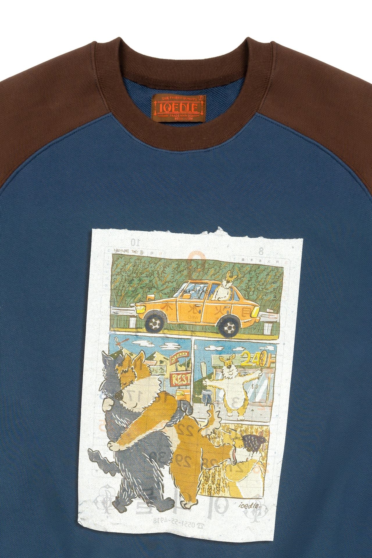 Ioedle - On The Way To Grandma’S House Sweatshirt (Navy) product image 4 | TRAB K-Fashion Australia