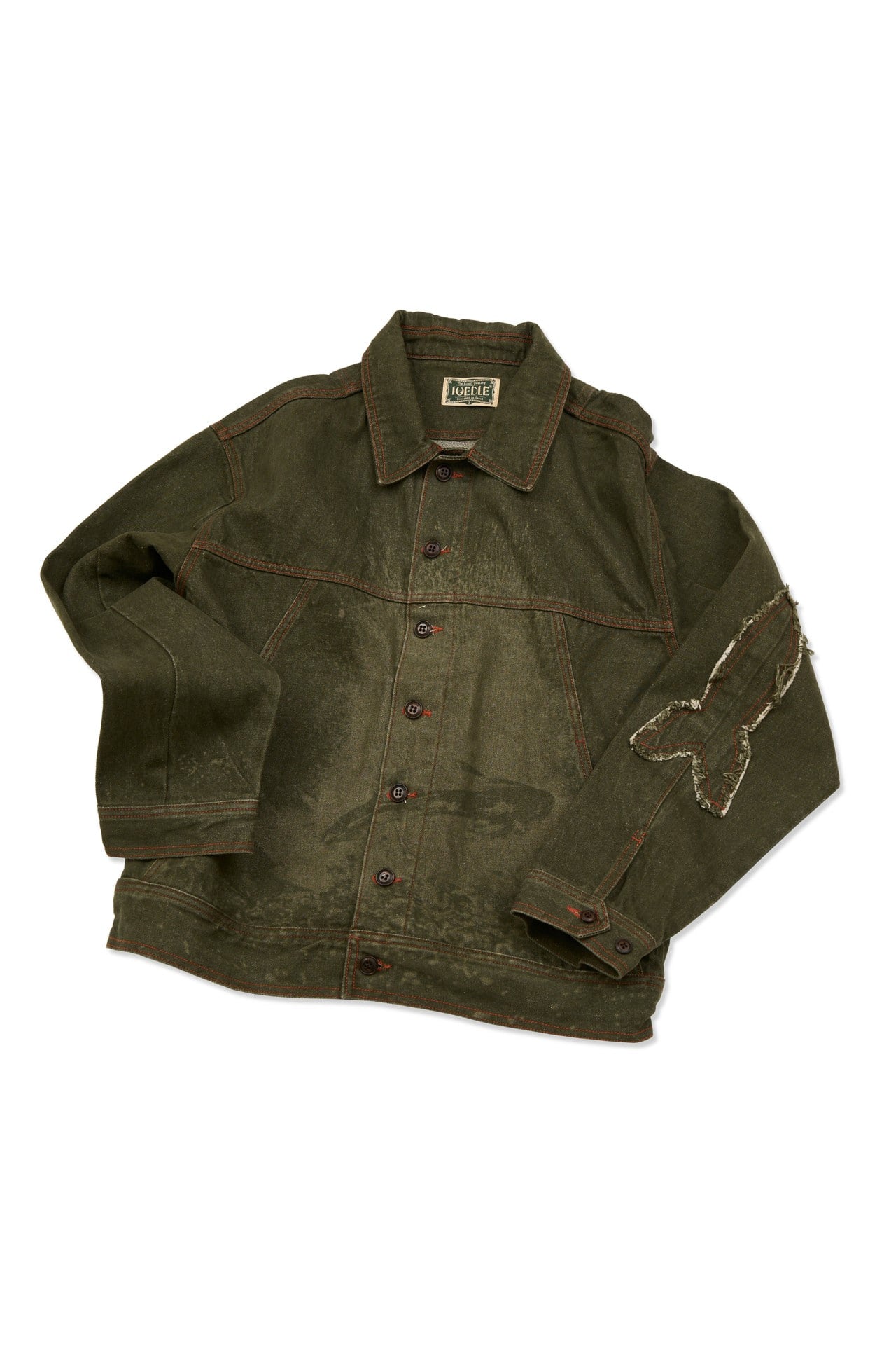 Ioedle - Flower Of Crash Landing Laser Jacket (Green) product image 2 | TRAB K-Fashion Australia