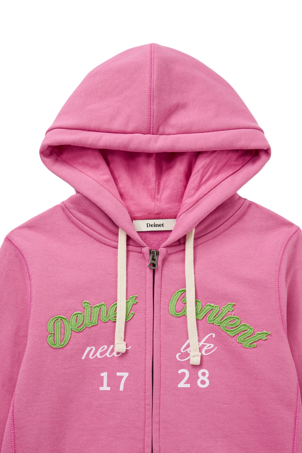 Deinet - Content Slim Hood Zip - Up (Pink) product image 3 | TRAB K-Fashion Australia