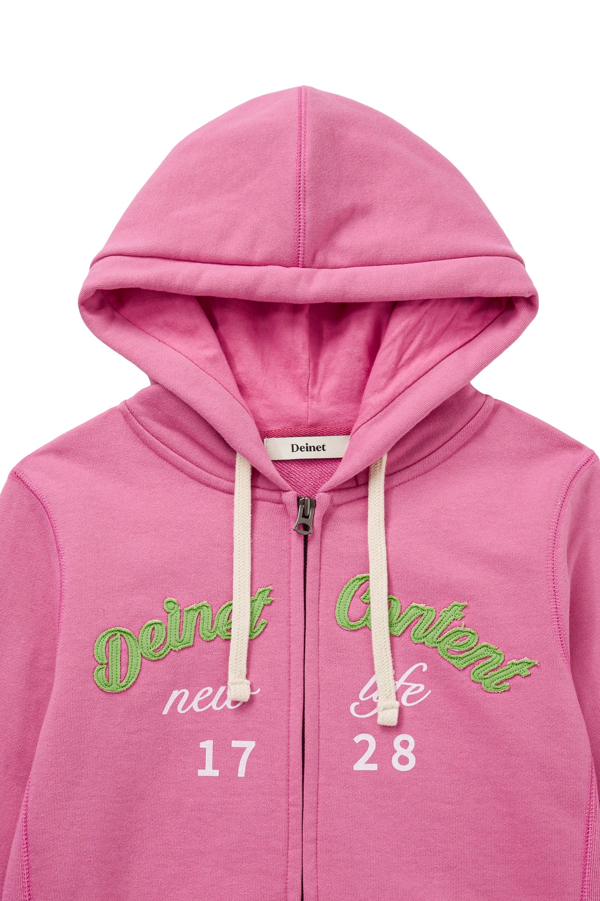 Deinet - Content Slim Hood Zip - Up (Pink) product image 3 | TRAB K-Fashion Australia