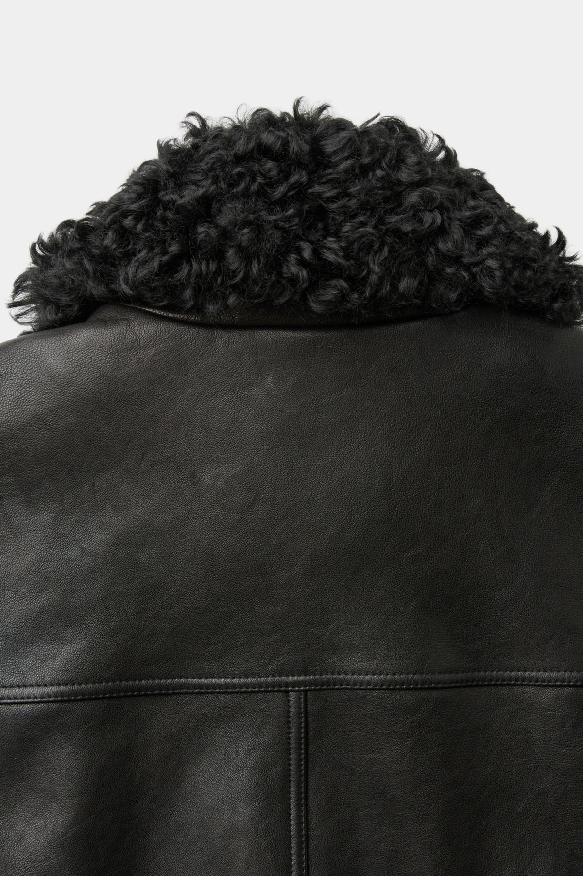 Coor - Detachable Fur Leather Jumper (Black) product image 8 | TRAB K-Fashion Australia
