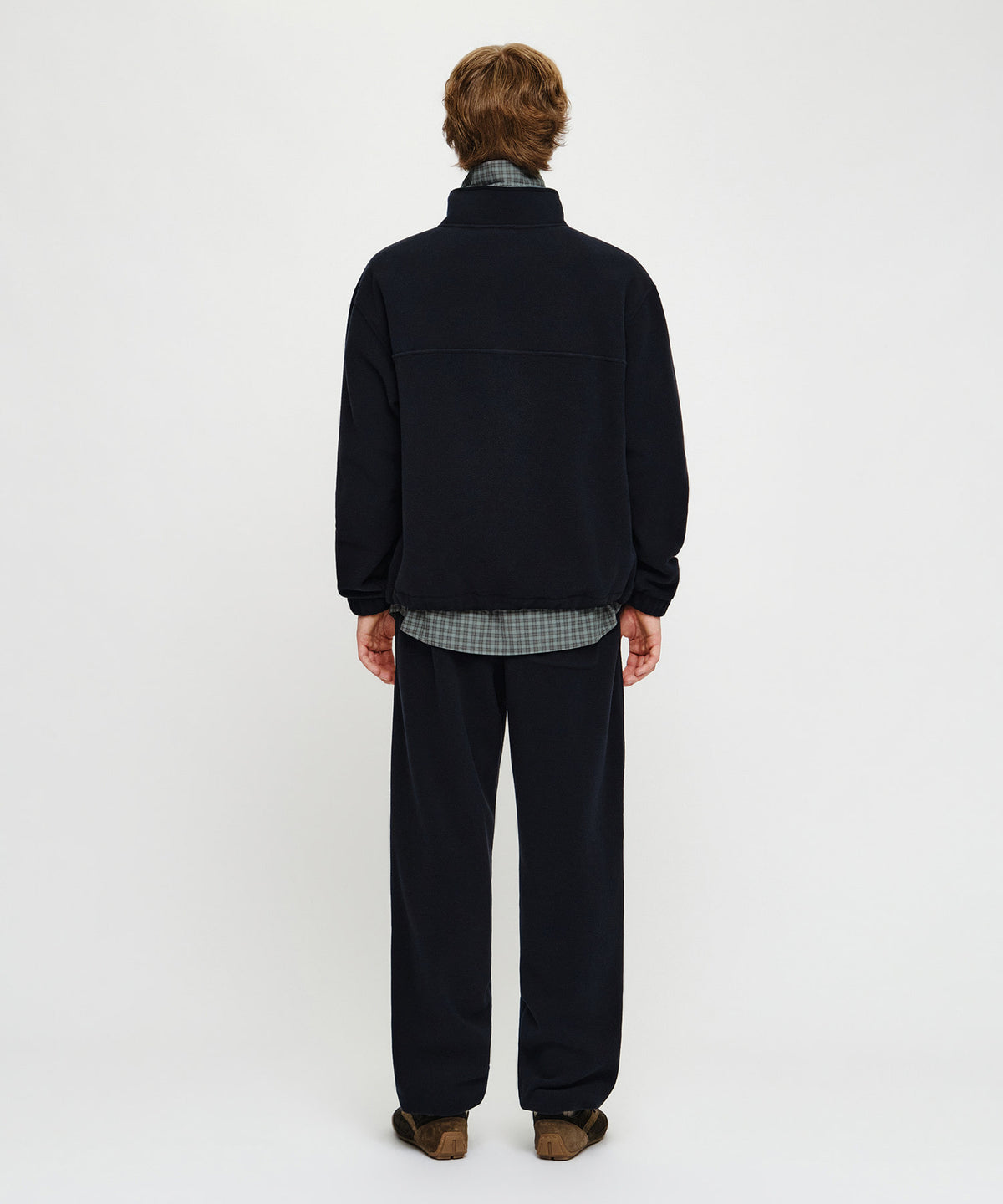 Marithe & Francois Girbaud - Classic Logo Fleece Joggers (Dark Navy) product image 4 | TRAB K-Fashion Australia