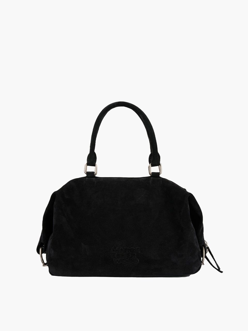 Marge Sherwood - Dumpling Tote (Black Suede) product image 1 | TRAB K-Fashion Australia