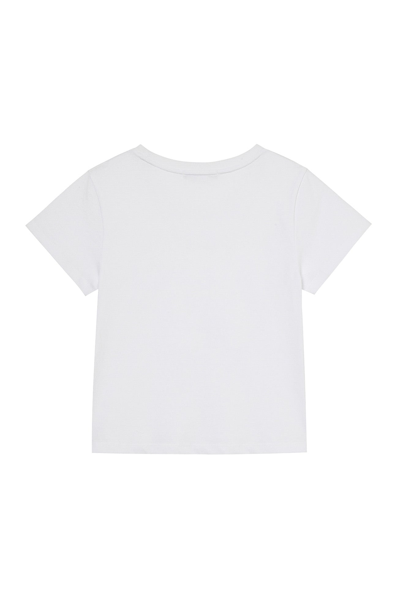 Deinet - Bi Graphic Slimsized T-Shirt (White) product image 2 | TRAB K-Fashion Australia