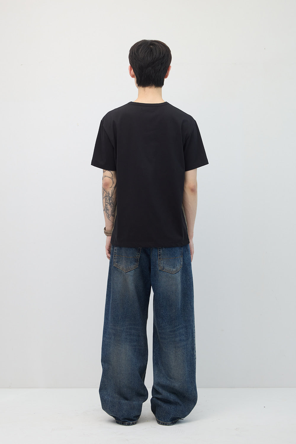 Hatchingroom - Square Neck Tee (Black) product image 11 | TRAB K-Fashion Australia