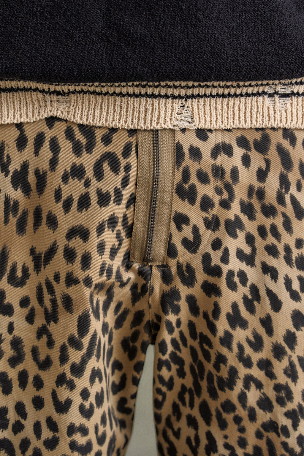 Andersson Bell - Depot Leopard Cargo Shorts (Beige) product image 4 | TRAB K-Fashion Australia