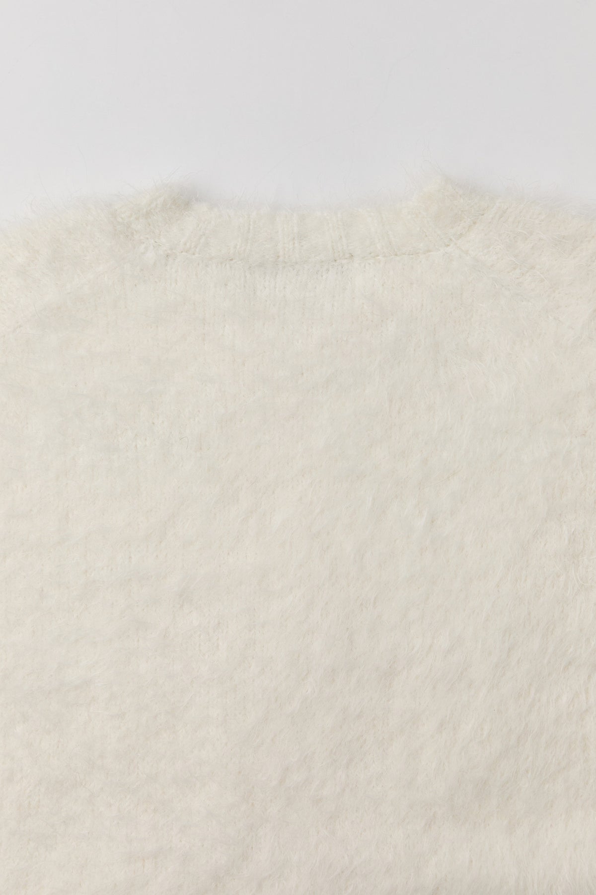 Coor - Maxi Alpaca Blend Hairy Sweater (Ivory) product image 6 | TRAB K-Fashion Australia