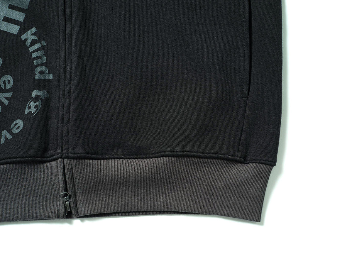San San Gear - San San X B.E Zip-Up Hoodie (Charcoal) product image 5 | TRAB K-Fashion Australia