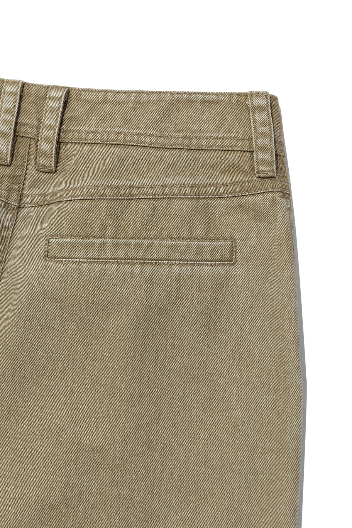 Matin Kim - Side Pocket Point Midi Skirt (Light Khaki) product image 5 | TRAB K-Fashion Australia