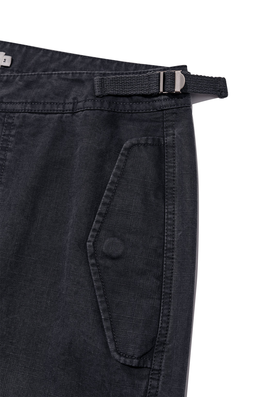 Matin Kim - Patch Point Washed Cotton Pants (Charcoal) product image 4 | TRAB K-Fashion Australia