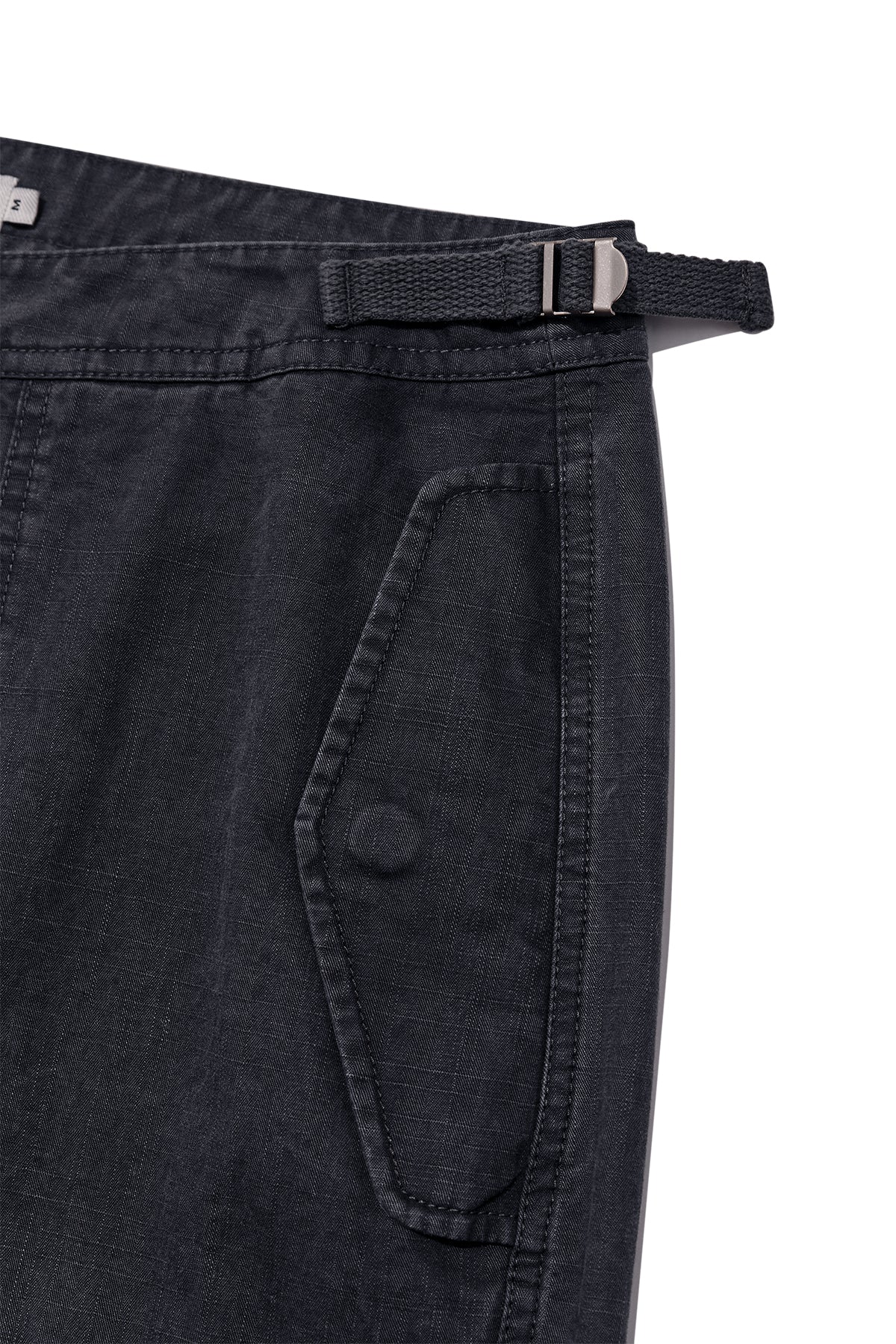 Matin Kim - Patch Point Washed Cotton Pants (Charcoal) product image 4 | TRAB K-Fashion Australia