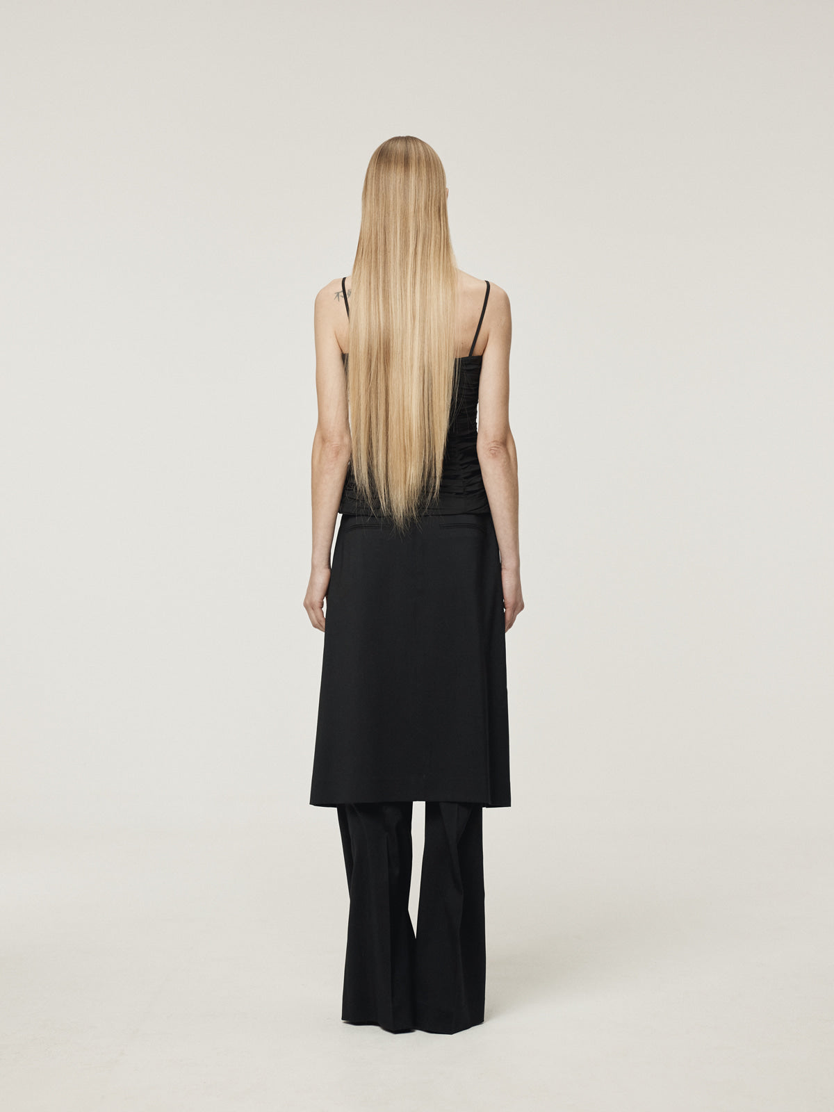 Recto - Gathered Bustier Top (Black) product image 4 | TRAB K-Fashion Australia