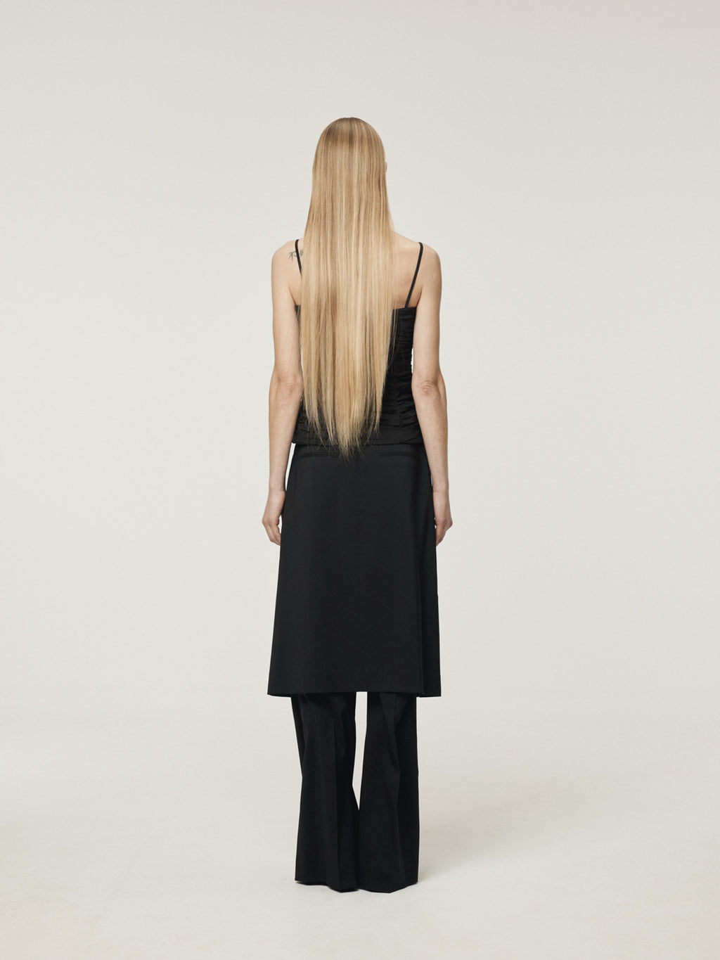 Recto - Gathered Bustier Top (Black) product image 4 | TRAB K-Fashion Australia