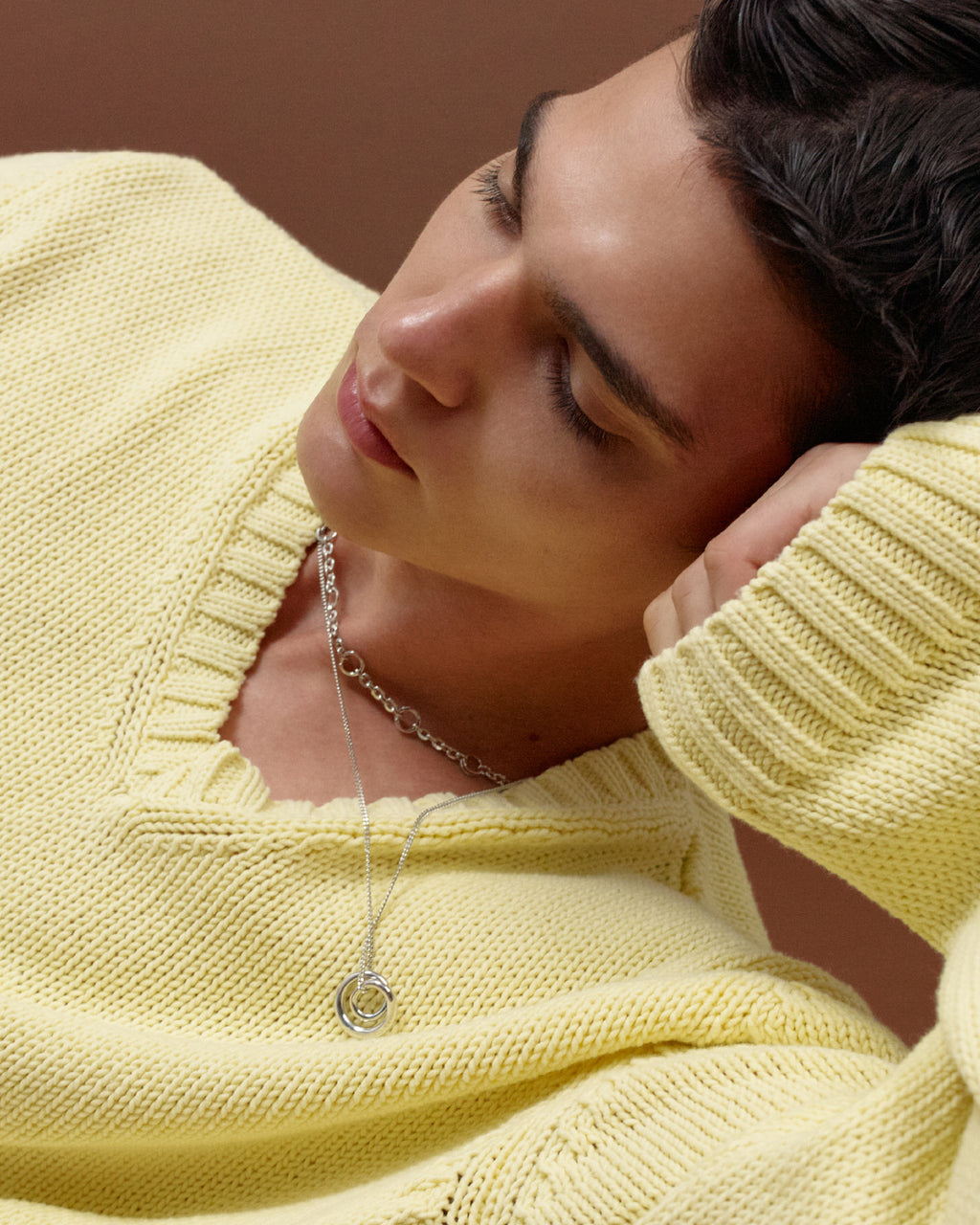 Numbering - Coiled Chain Necklace #6806 product image 2 | TRAB K-Fashion Australia