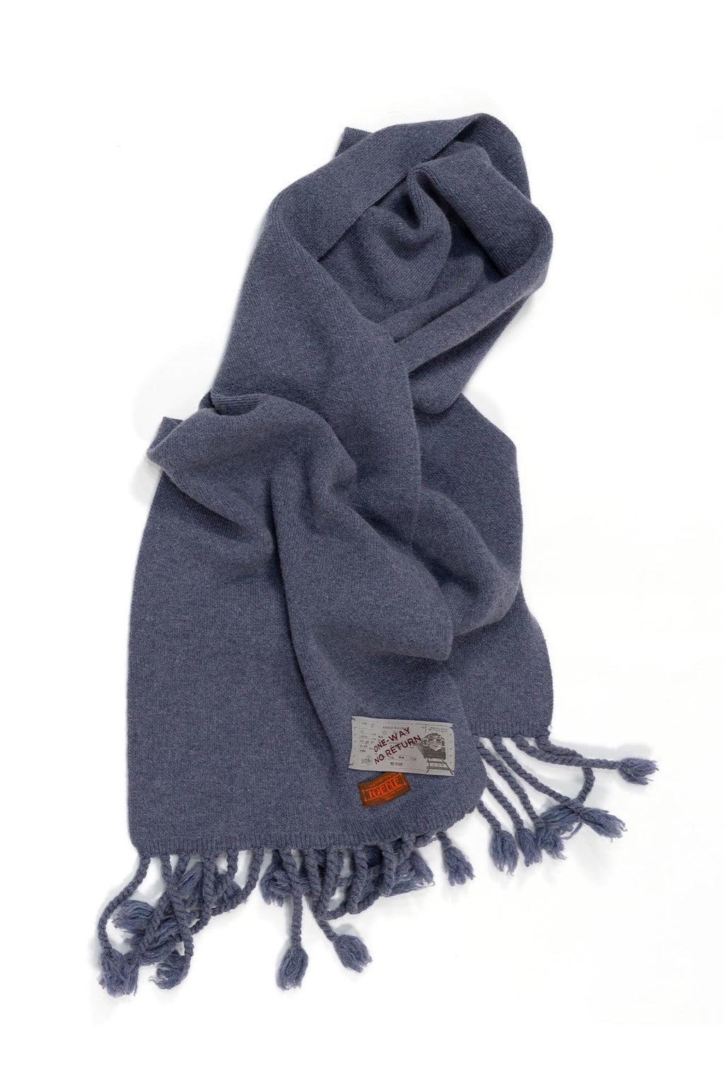Ioedle - Handmade Fringe Muffler Bound For Seoul (Blue) product image 1 | TRAB K-Fashion Australia