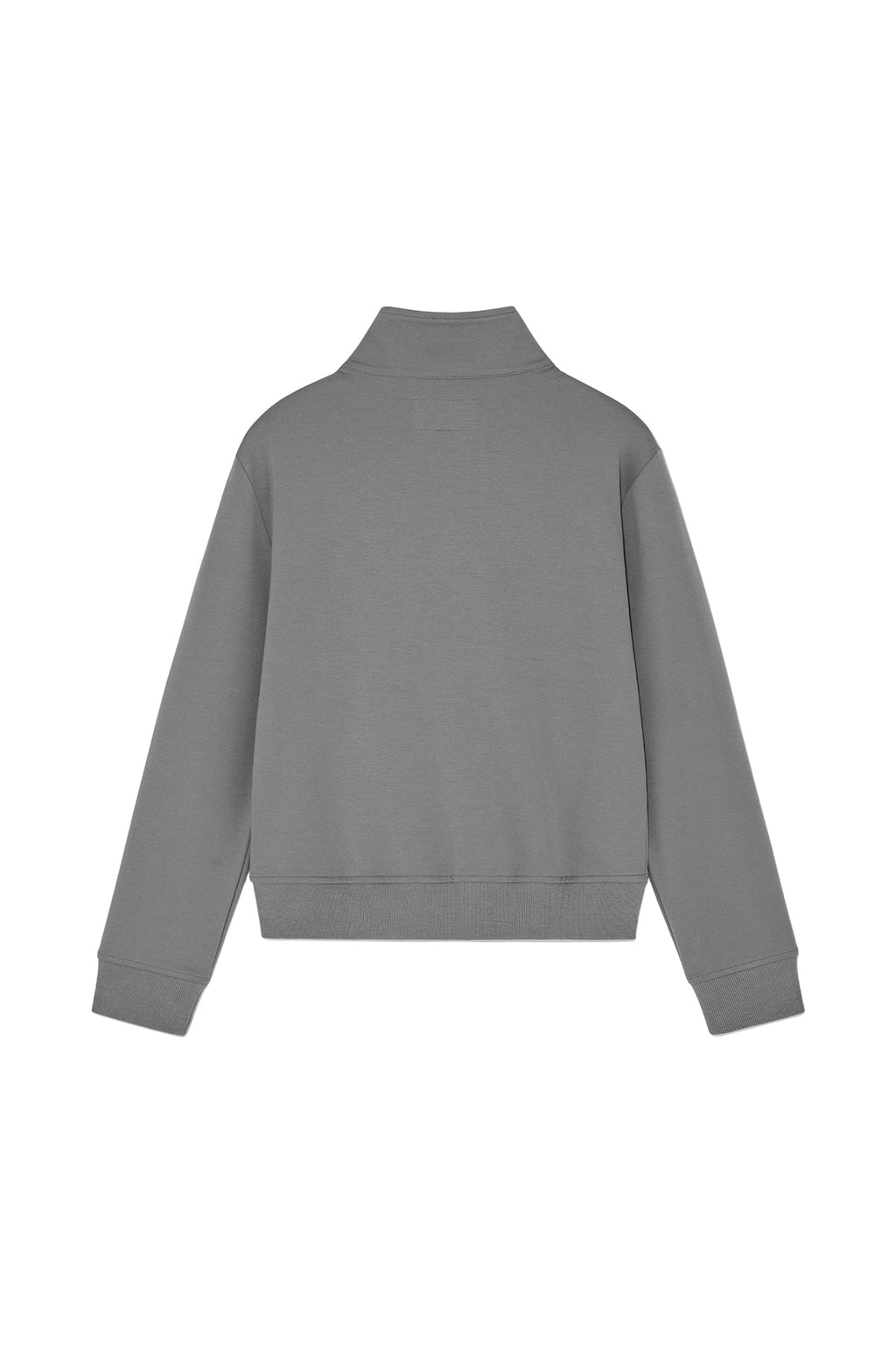 Matin Kim - High Neck Windbreaker Zip Up (Grey) product image 2 | TRAB K-Fashion Australia