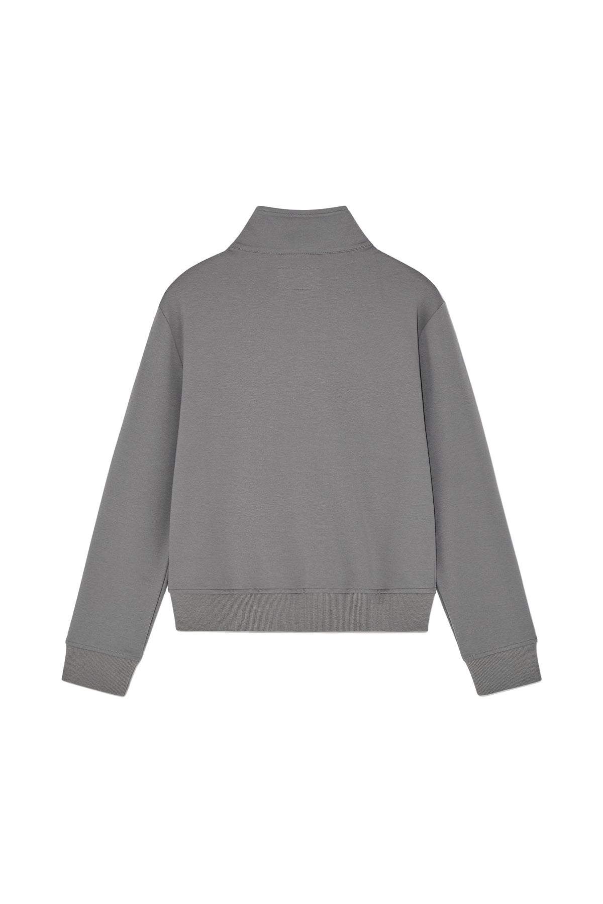 Matin Kim - High Neck Windbreaker Zip Up (Grey) product image 2 | TRAB K-Fashion Australia