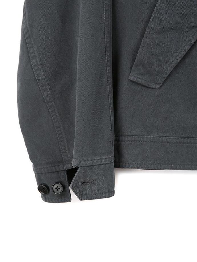 Art if acts - Garment Washed Harrington Jacket (Faded Charcoal) product image 13 | TRAB K-Fashion Australia