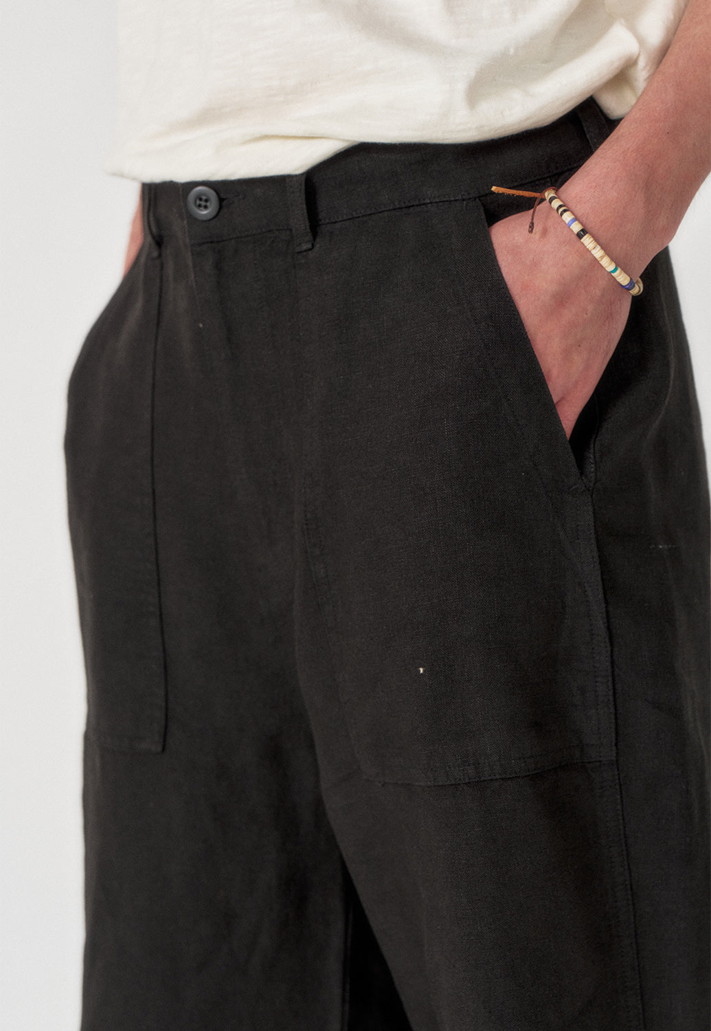 Art if acts - Linen Parachute Pants (Black) product image 6 | TRAB K-Fashion Australia