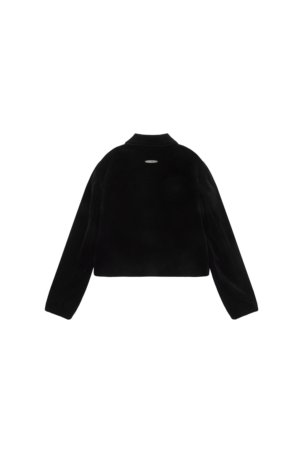 Matin Kim - Velvet Double Crop Jacket (Black) product image 2 | TRAB K-Fashion Australia
