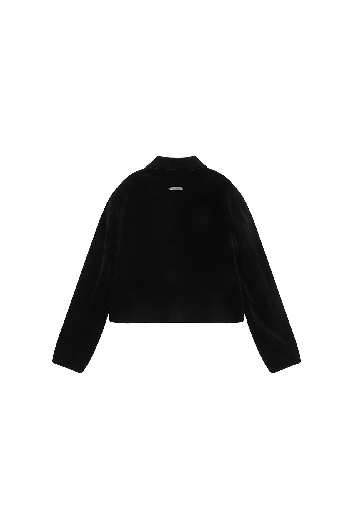 Matin Kim - Velvet Double Crop Jacket (Black) product image 2 | TRAB K-Fashion Australia