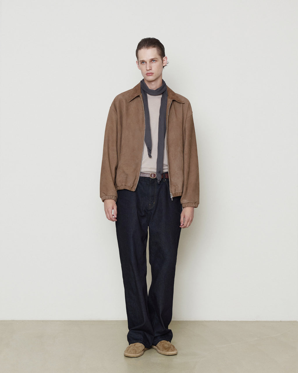 Brownyard - Suede Blouson (Mocha) product image 2 | TRAB K-Fashion Australia