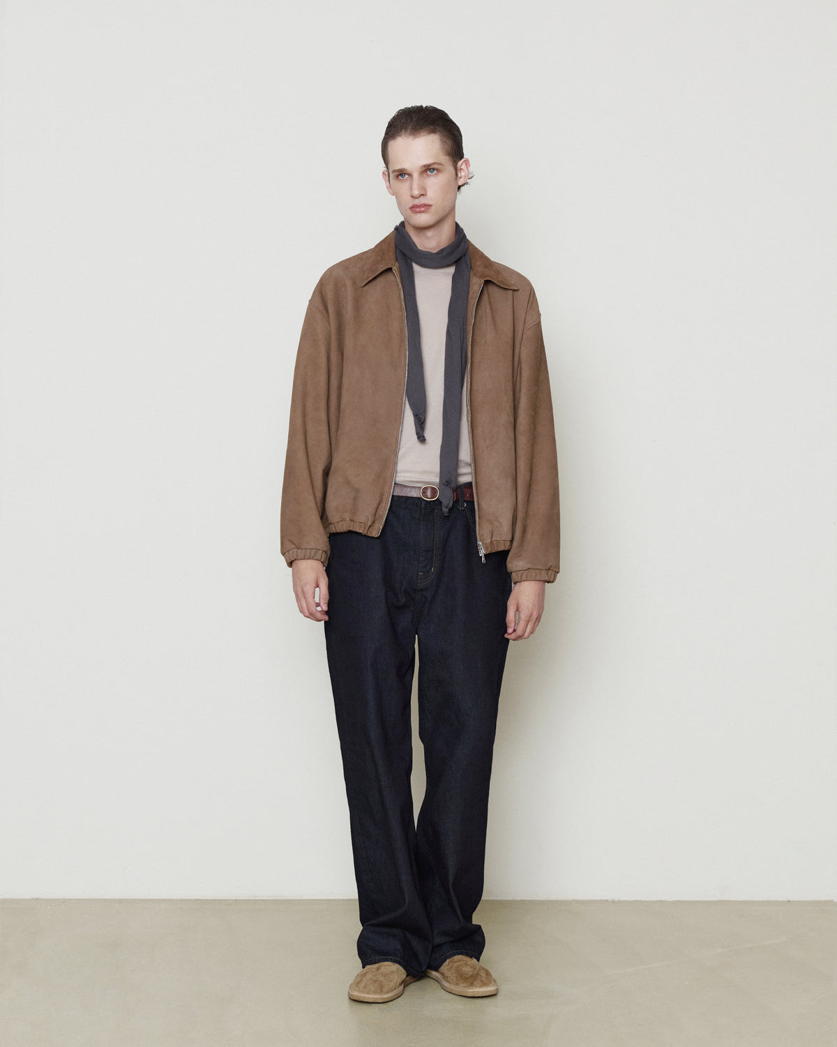 Brownyard - Suede Blouson (Mocha) product image 2 | TRAB K-Fashion Australia