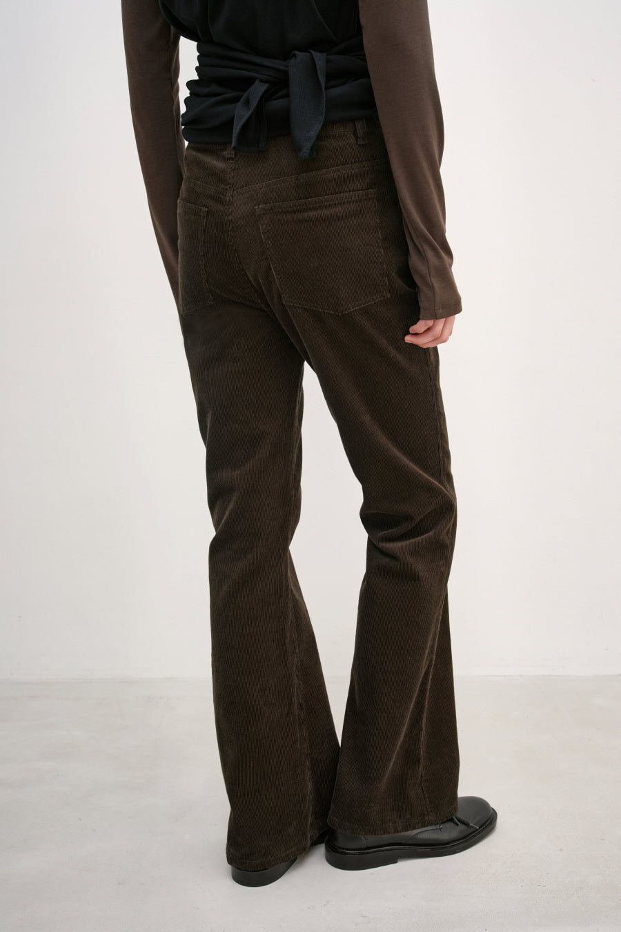 Insilence - Classic Corduroy Bootcut Pants (Brown) product image 4 | TRAB K-Fashion Australia