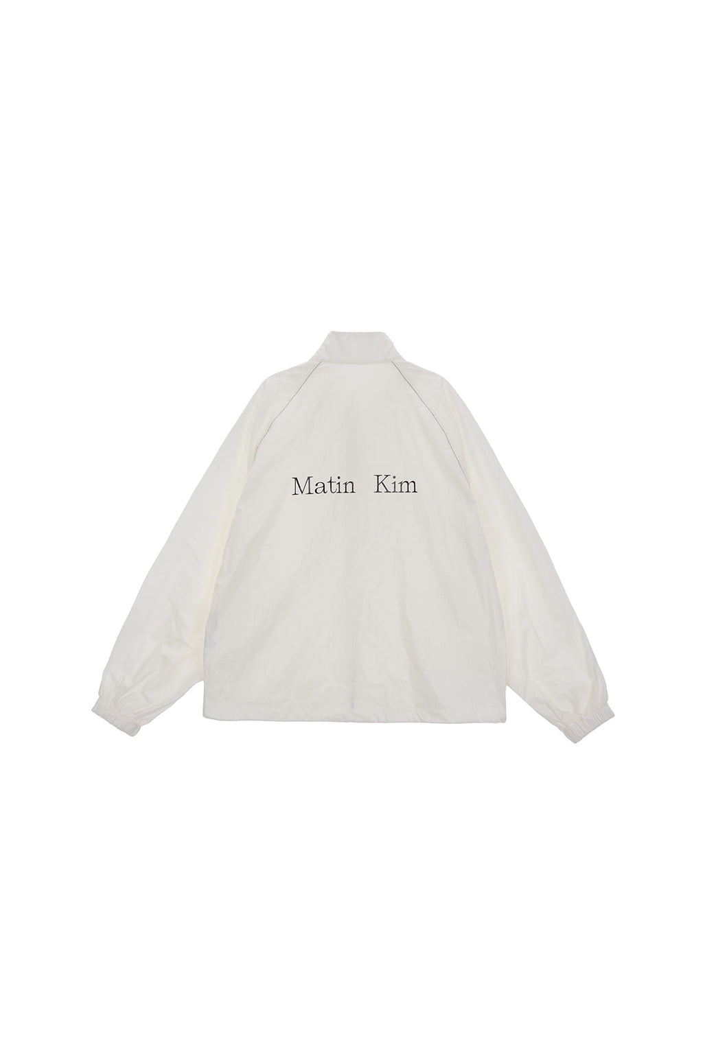 Matin Kim - Matin Kim Logo Coating Jumper (Ivory) product image 1 | TRAB K-Fashion Australia
