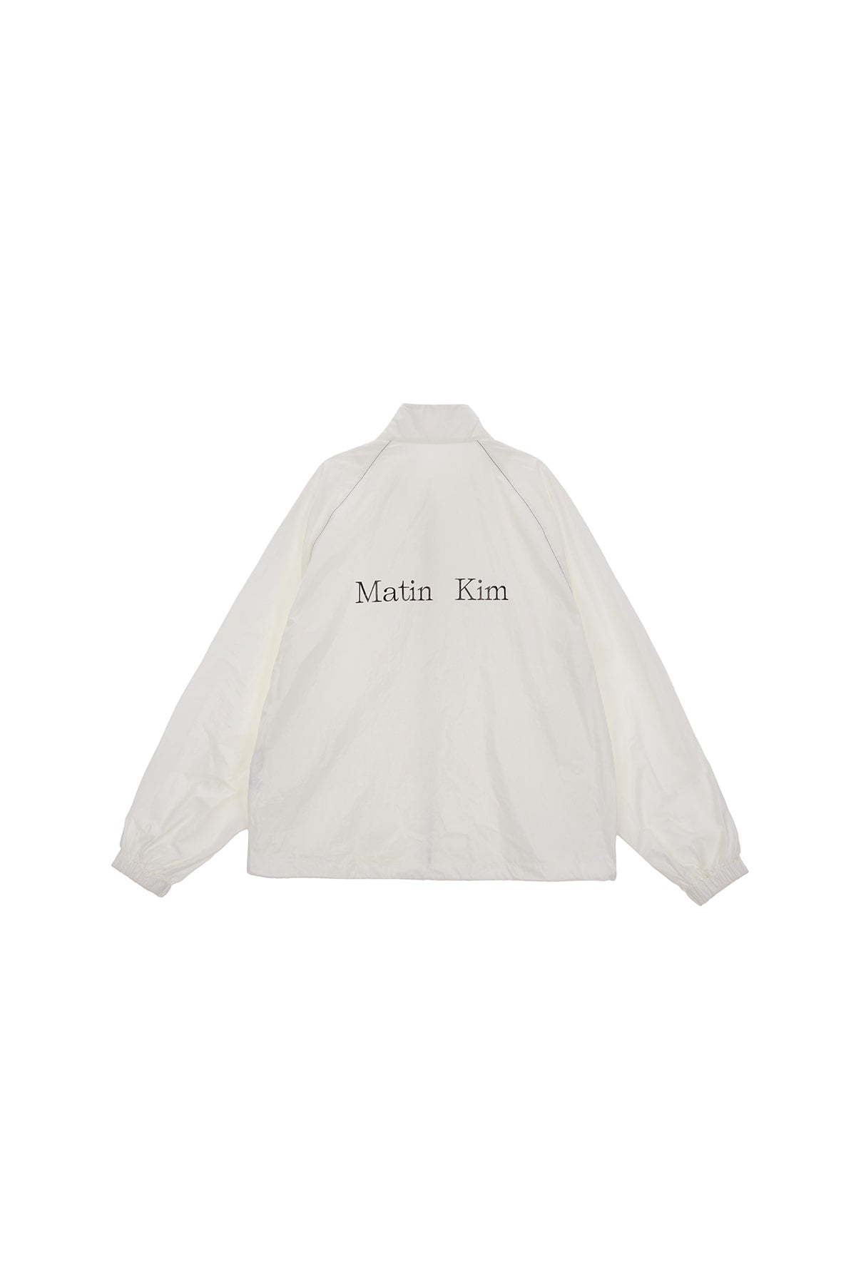 Matin Kim - Matin Kim Logo Coating Jumper (Ivory) product image 1 | TRAB K-Fashion Australia