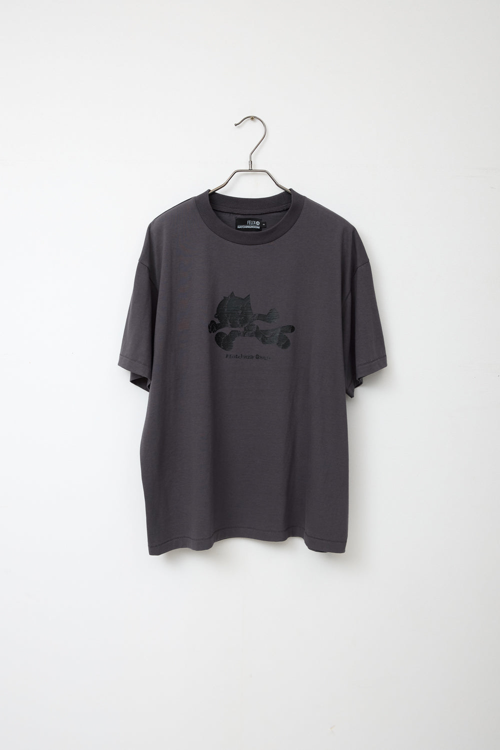 Hatchingroom - Ghost Felix Tee Purple (Charcoal) product image 1 | TRAB K-Fashion Australia