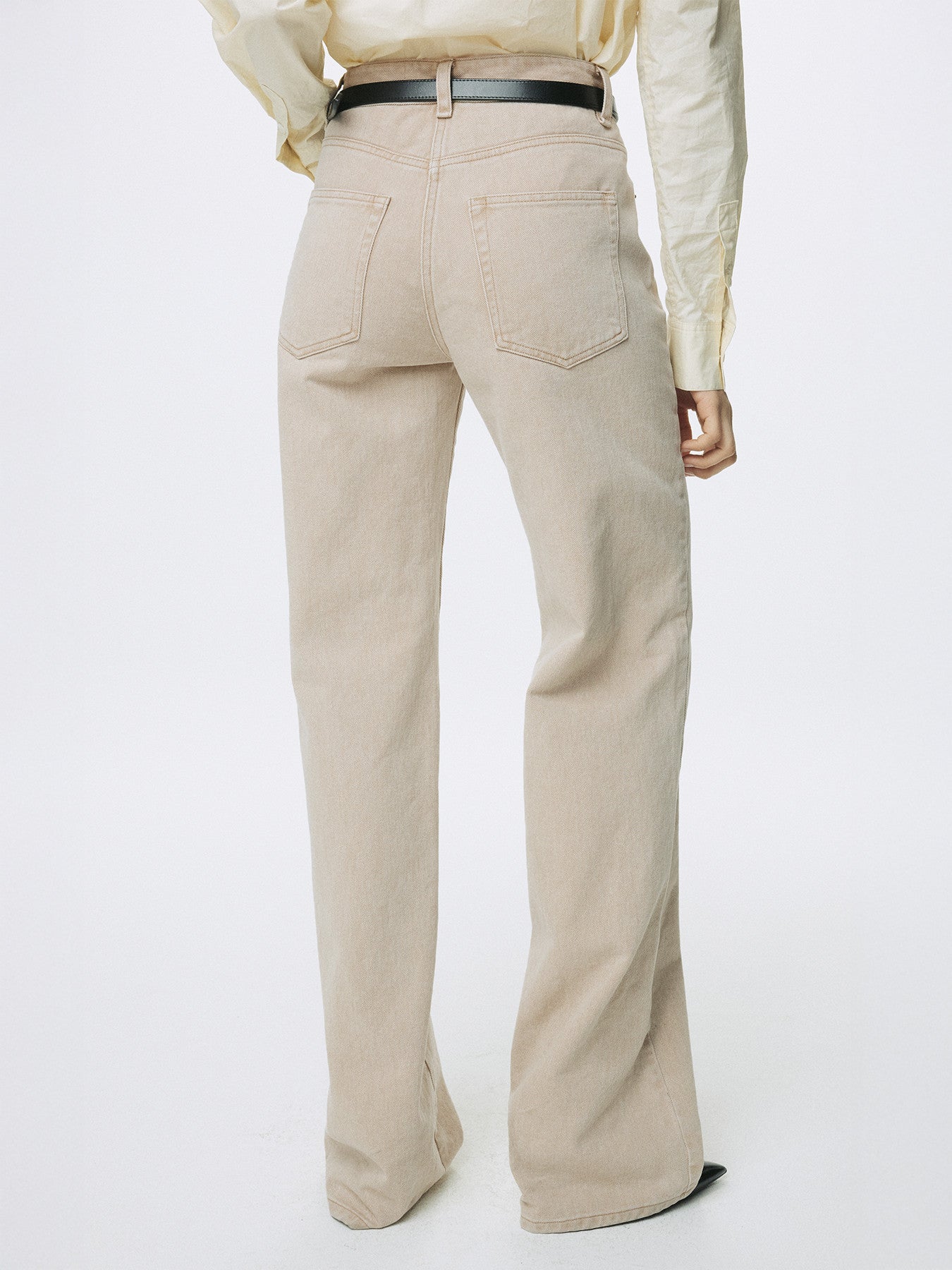 Tonywack - Washed Cotton Straight Pants (Washed Beige) product image 7 | TRAB K-Fashion Australia
