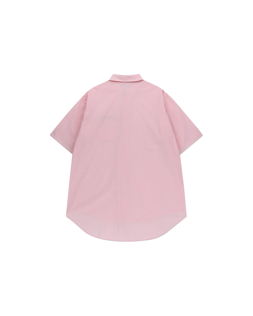 Kimhe Kim - Stripped Label Short Sleeves Shirt (Pink) product image 2 | TRAB K-Fashion Australia