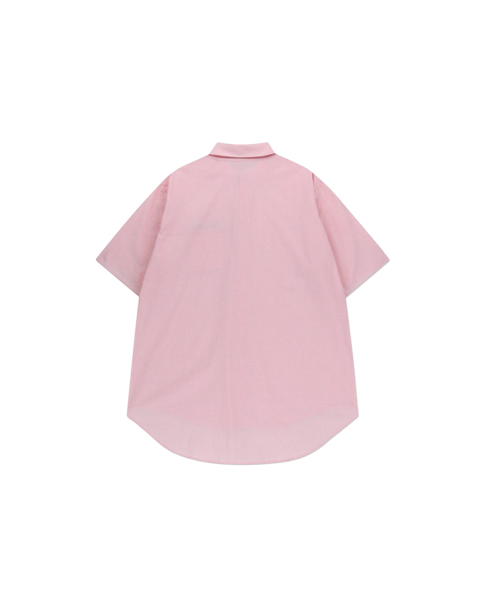 Kimhe Kim - Stripped Label Short Sleeves Shirt (Pink) product image 2 | TRAB K-Fashion Australia