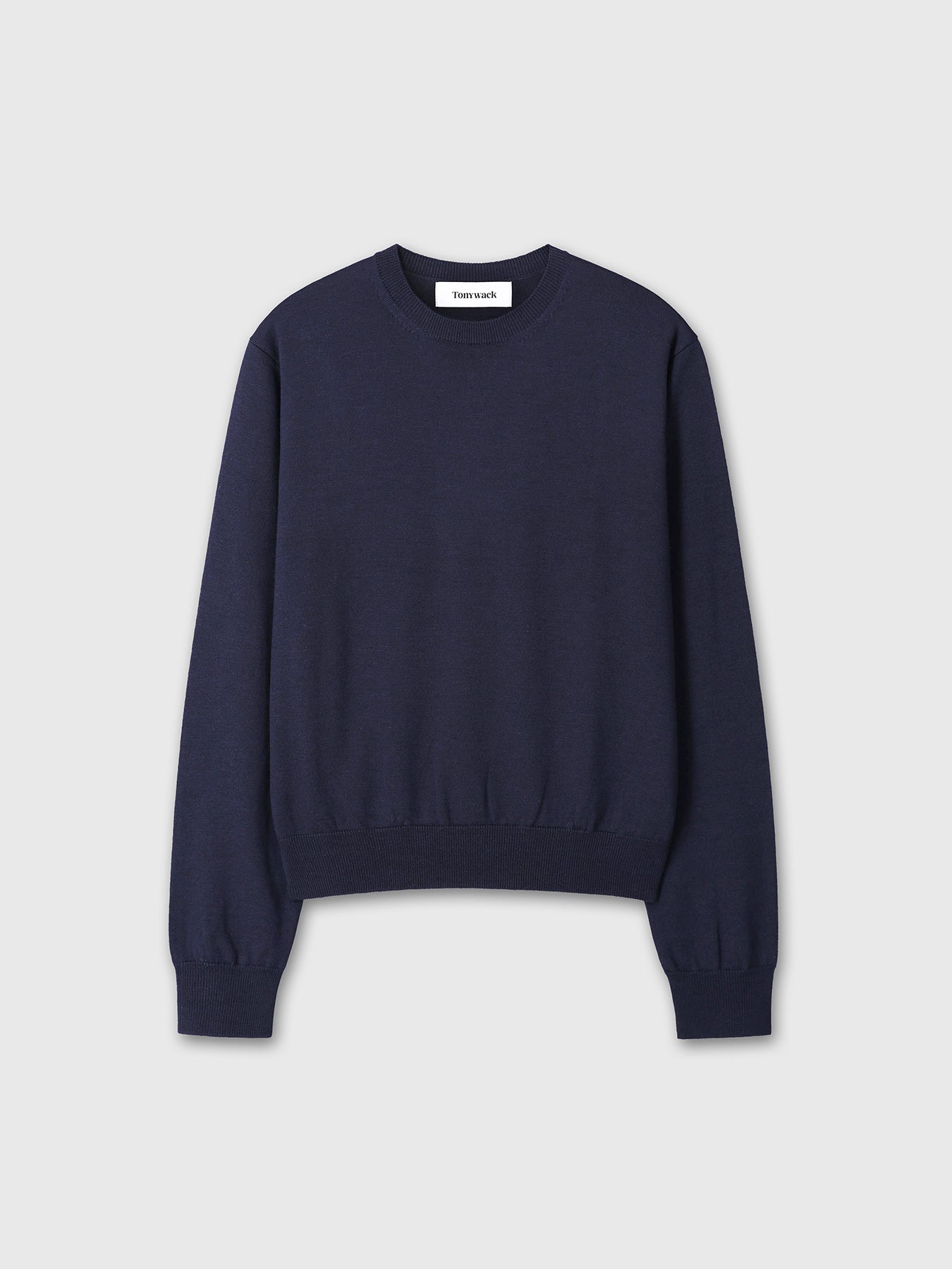Tonywack - Spring Wool Crew Neck Knit (Dark Navy) product image 9 | TRAB K-Fashion Australia